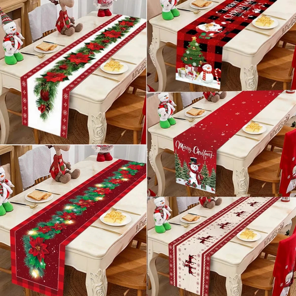 Christmas Table Runner – Merry Xmas Home & Party Decor 2024