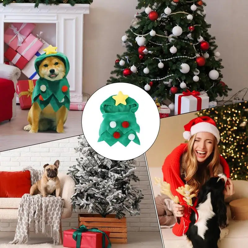 Christmas Pet Hoodie - Winter Outfit for Dogs & Cats