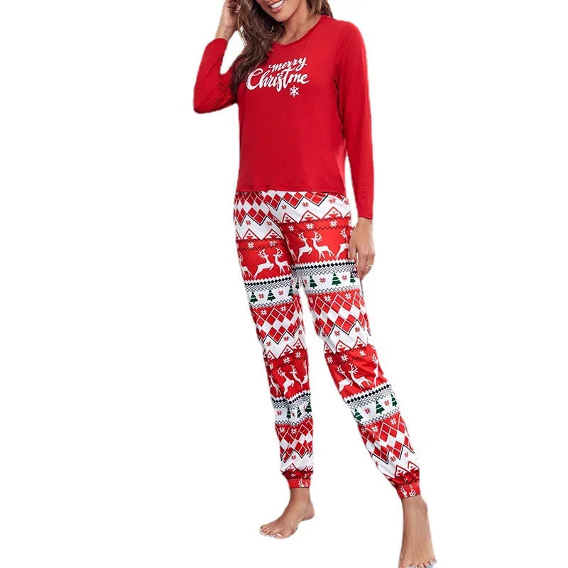 Winter Women's Christmas Pajama Set - Long-Sleeve Sleepwear