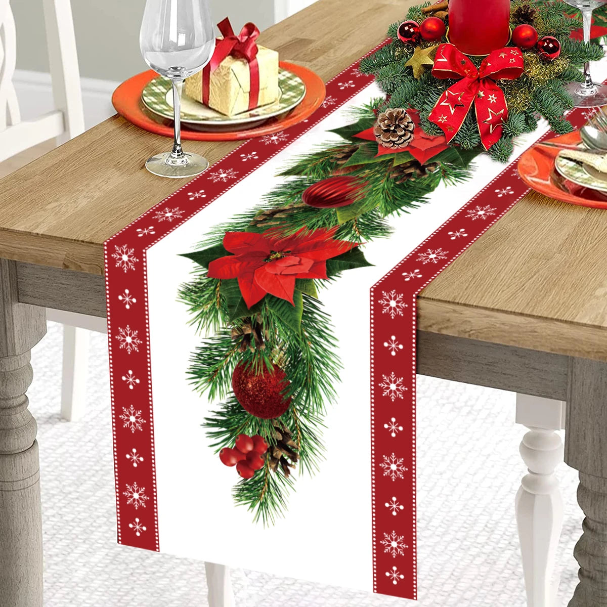 Christmas Table Runner – Merry Xmas Home & Party Decor 2024