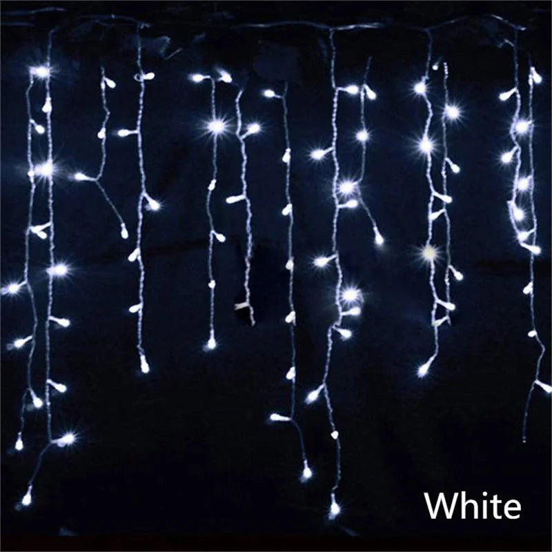 Outdoor 5M LED Waterfall Lights – Christmas & Party Decoration