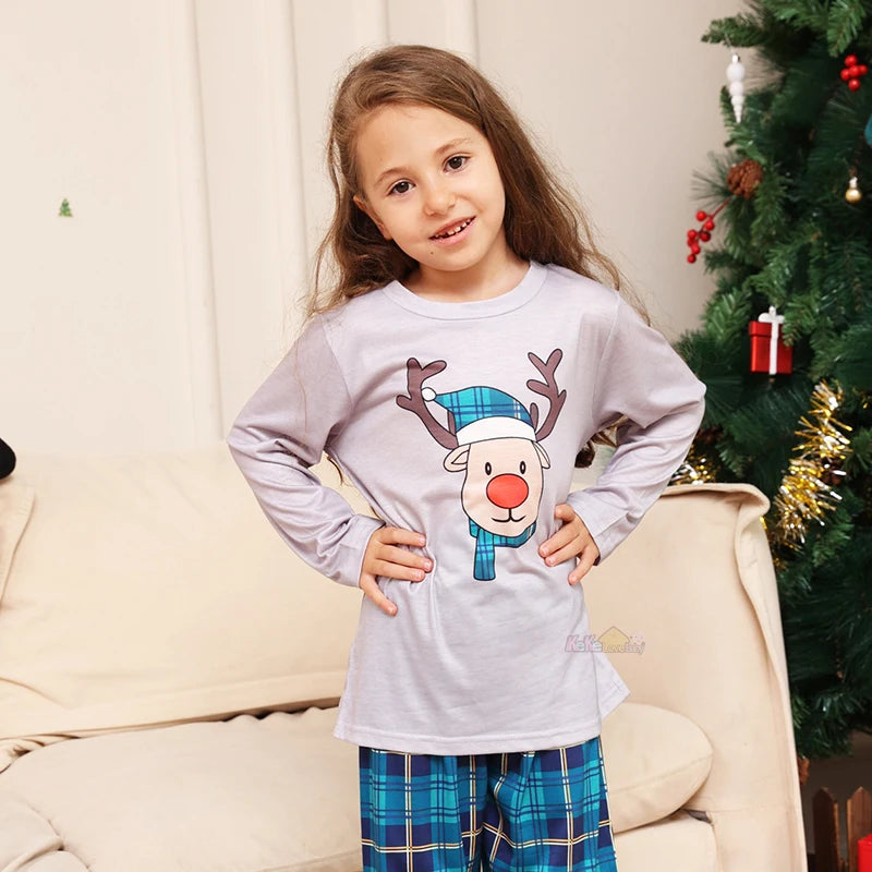 Holiday Family Pajama Set – Matching Deer Print for Adults, Kids & Pets