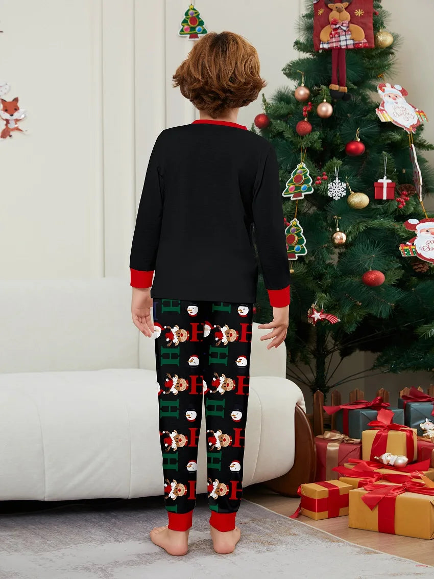 2025 Christmas Matching Pajamas - Santa Family Set (Adults, Kids, Baby, Dog)