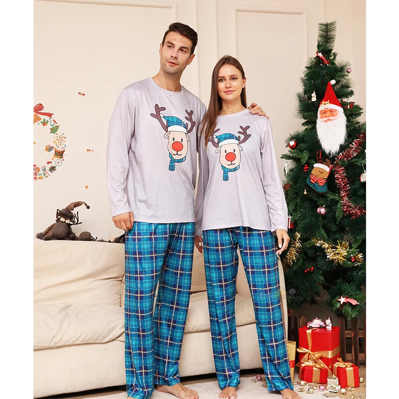 Holiday Family Pajama Set – Matching Deer Print for Adults, Kids & Pets