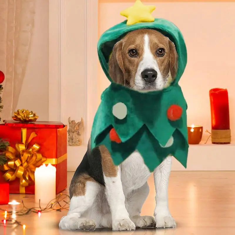 Christmas Pet Hoodie - Winter Outfit for Dogs & Cats