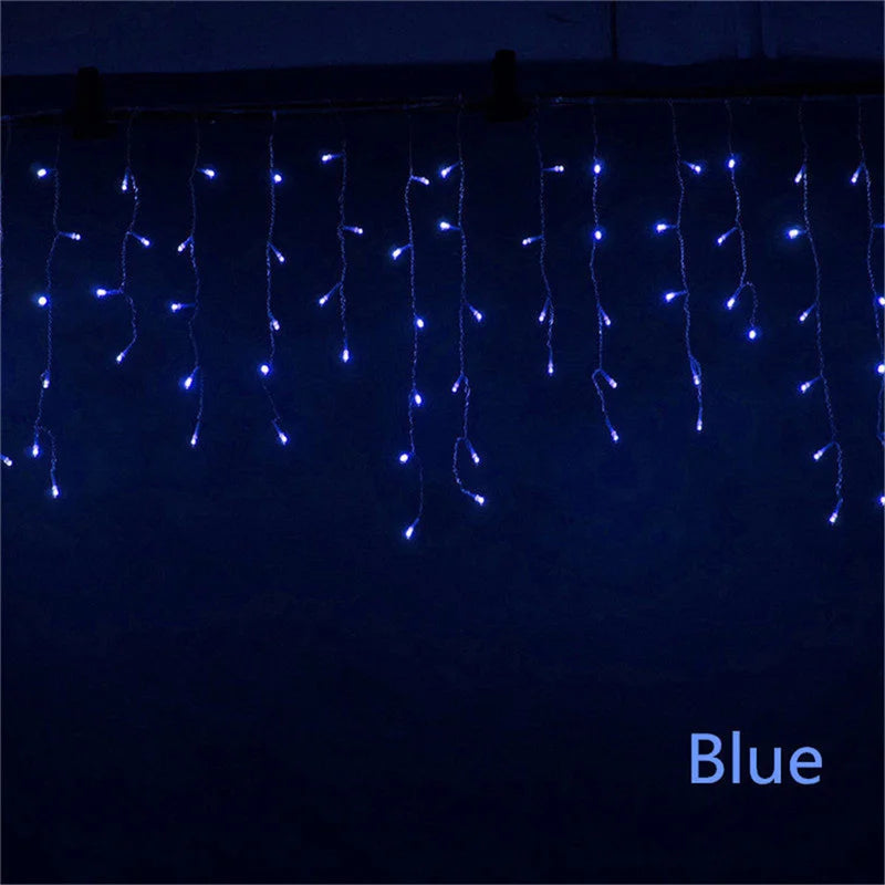 Outdoor 5M LED Waterfall Lights – Christmas & Party Decoration