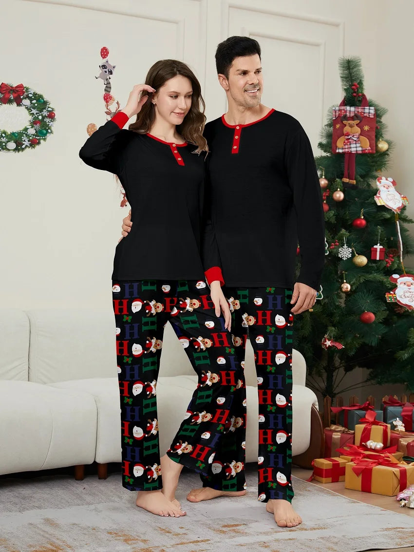 2025 Christmas Matching Pajamas - Santa Family Set (Adults, Kids, Baby, Dog)