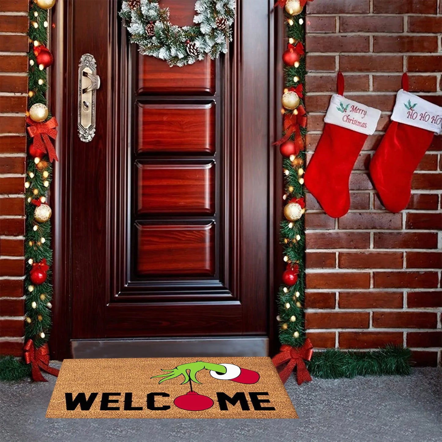 Festive Christmas Mat – Durable & Non-Slip (15.7 x 23.6 inches)